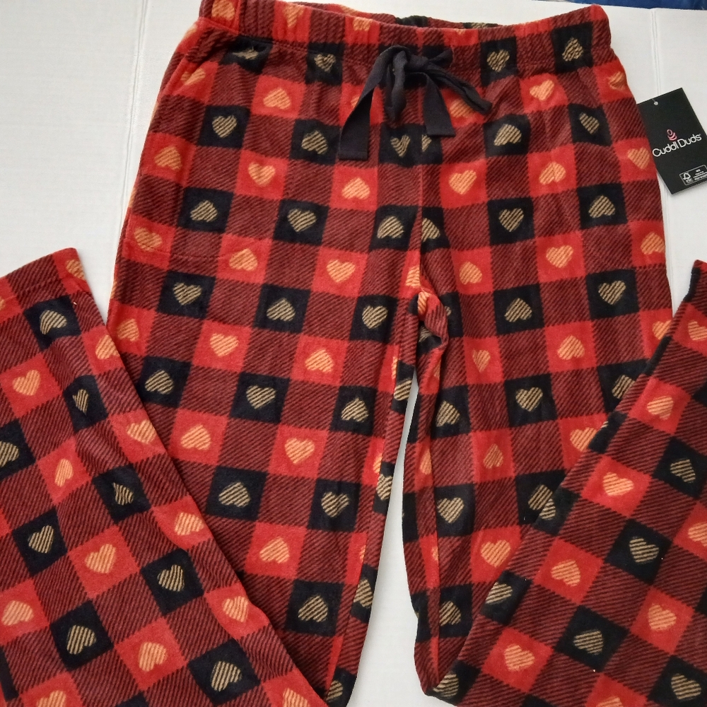 Cuddi Duds Pajama Size S Multicolor Elastic Waist Polyester $12 - Picture 2 of 6
